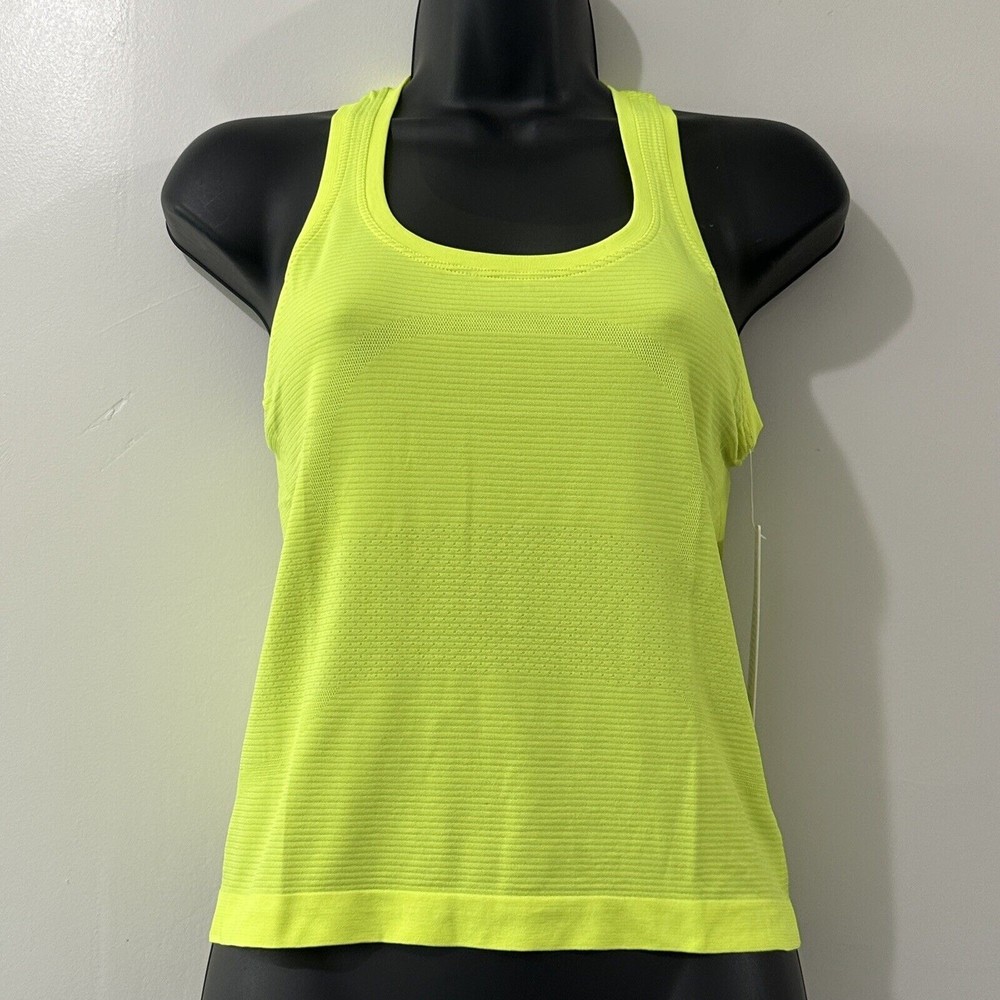 Lululemon Swiftly Tech Racerback Tank Top 2.0 Race Length Highlight Yellow 6 - Picture 12 of 13